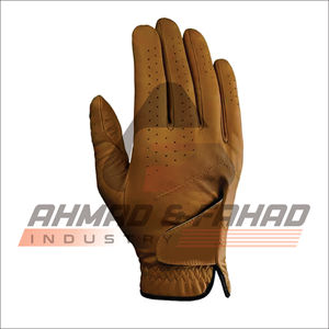 Gants de golf en cuir Carbretta à bas quantité minimale de commande Gants en tissu synthétique OEM respirants pour le sport Matériau en cuir véritable - Product Image 2