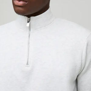 Sudadera de Manga Larga para Hombre con Diseño de Logotipo Personalizado, Ropa Casual de Color Sólido, para Compradores al por Mayor, Servicio OEM, Cuello Alto - Product Image 5