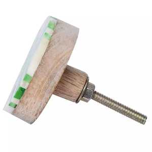 Pomo de puerta de madera moderno con hueso de forma única para baño sala de estar al aire libre Hotel y Hospital directo de la India - Product Image 1