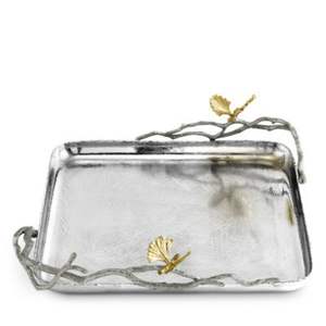 Mirror Polished Elegant and Durable Metal Serving <b>Tray</b> Perfect for Serving <b>Drinks</b> Snacks and Stylish Decor - Product Image 5