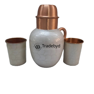Handcrafted Copper Bottle for Eco-Hydrating Wellness Promoting Healthy Routine Tradebyd Plastic Drinkware - Product Image 6