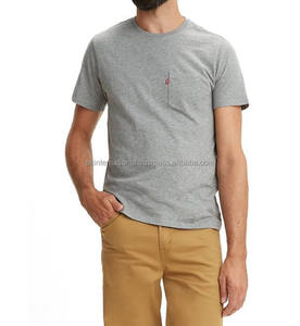 Haute qualité Vintage noir gris plaine coton surdimensionné rond t-shirts unisexe en gros 100% tricoté tissu personnalisable - Product Image 2