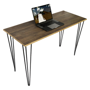 Modern <b>Computer</b> <b>Desk</b> with Hairpin Legs 120x50cm Plywood SPD68164 - Product Image 1
