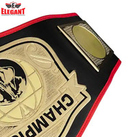 Ceinture de championnat de haute qualité avec logo personnalisé pour la boxe et les arts martiaux, dotée d'un élégant logo de ceinture sportive pour les compétitions