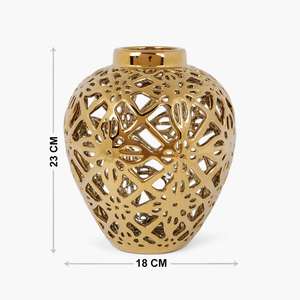 Attractive Design Modern Brass <b>Flower</b> Pot Frame <b>Flower</b> <b>Vase</b> Handmade Brass Color Luxury Floor Metal <b>Vase</b> <b>for</b> <b>Sale</b> - Product Image 3