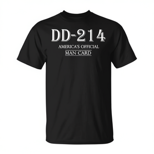DD-214 T-shirt militaire officiel pour homme, carte d'identité américaine pour vétéran - Product Image 2