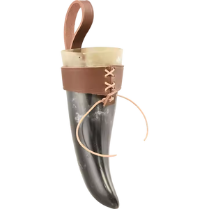 Cuerno para Beber Cerveza Vikingo 100% Natural de Cuerno de Búfalo, Ecológico, Hecho a Mano, Pulido, Accesorios de Primera Calidad, Saniya - Product Image 4