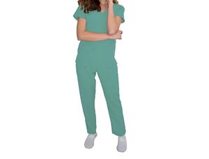 Chemises de travail unisexes à manches courtes de qualité supérieure pour infirmières, uniformes médicaux pour hommes et femmes, tissu tissé en gros - Product Image 2