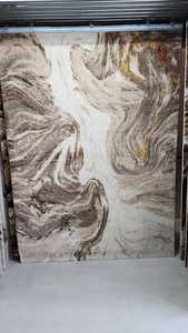 Alfombra Moderna Abstracta de Jacquard Tejida de Polipropileno con Diseño Floral para el Hogar, para Dormitorio, Cocina, con Material de Yute y Poliéster - Product Image 2