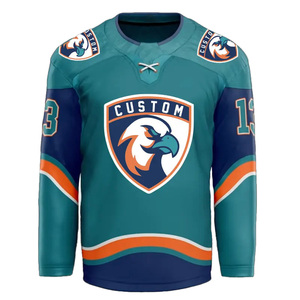 OEM Custom Sublimation Quick Dry Ice Hockey Jersey Polyester Breathable Team Uniform Hockey Jersey - Product Image 6