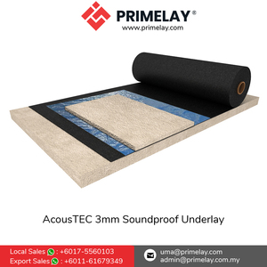 Azulejo de cerámica de 3mm de calidad superior AcousTEC superventas, solución acústica, accesorios de suelo de goma insonorizados modernos - Product Image 4