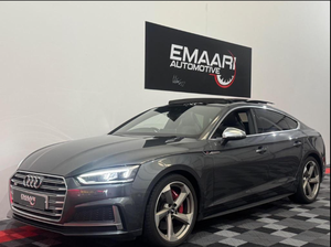 2018 A.U.D.I. Ss.5 3.0 tfsi V6 sportback tiptronic qu. A. t. T. r.o Euro 6 5dr xăng tự động màu xám với ghế vải - Product Image 3