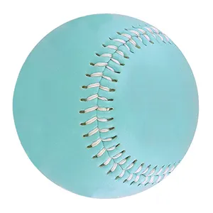 Profesyonel kalite yumuşak sert PU deri beyzbol topu özel boyut 5 resmi profesyonel beyzbol çelik topu tabanı