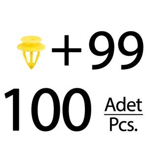 Clips de Tapicería para Volkswagen, Seat, Audi - 100 Piezas - Product Image 1