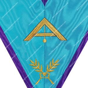 Collier d'officier maçonnique Regalia de Memphis Misraim Rite Accessoire d'église adulte unisexe Première garde - Product Image 2