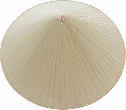 ÉTIQUETTE PROPRE À BASE DE PLANTES CHAPEAU CONIQUE FAIT À LA MAIN POUR L'OMBRE DE SOLEIL ET LE STYLE CULTUREL À PARTIR DE MATÉRIAU NATUREL - Product Image 2