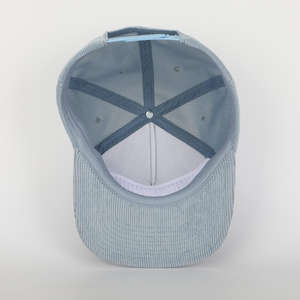 classic high quality <b>corduroy</b> 6 panel dad <b>hat</b> custom embroidery logo adjustable baseball cap soft durable fabric - Product Image 2