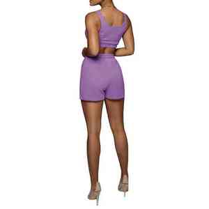 Venta al por mayor 2025 personalizable ecológico color púrpura refrigeración colágeno legging ligero transpirable hidratante sólido - Product Image 5