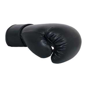 Guantes de boxeo de cuero negro hechos a medida Ajustable Ligero-Precio Personalizar Estilo - Product Image 4