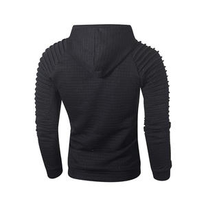 Jersey Sudaderas con capucha de algodón personalizadas Sudaderas con capucha para hombre Estampado de tela de punto con capucha - Product Image 2