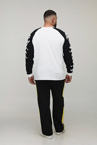 Men's <b>100</b>% Cotton <b>Yarn</b> Dyed Solid 250GSM Long Oversized T-Shirt Customized Premium Sewing Quality Blank Design 2025 Streetwear - Product Image 1
