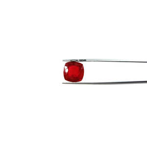 Rubis naturel de Bangkok, pierre brute, qualité supérieure, 10 mm et 11 mm, taille coussin calibrée, couleur rouge, hauteur 8 mm - Product Image 4