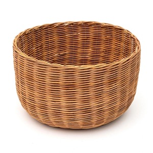 Cesta redonda rústica de ratán, cestas de almacenamiento hechas a mano, ratán natural, modernas, multifuncionales, hechas en Vietnam - Product Image 6