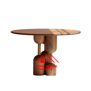 Mesa nido de madera hecha a mano de tendencia para muebles de sala de estar mesa de centro decorativa hecha a mano diseño de lujo - Product Image 4