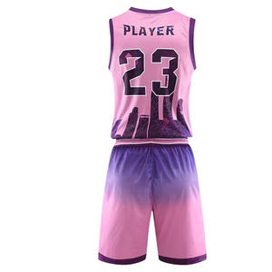 Uniforme de baloncesto sublimado de diseño único Uniforme de baloncesto de secado rápido Ropa deportiva Uniforme de baloncesto - Product Image 2