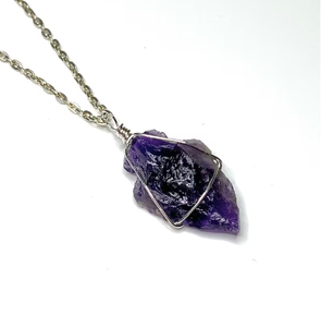 Handmade Silver Plated Bloodstone Arrowhead Pendant Unique Gemstone Jewelry From India Bloodstone Gold Plated Arrowhead Necklace - Product Image 2