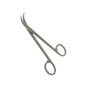 Tijeras médicas de acero inoxidable de alta calidad Hoja curva Tijeras para huesos nasales Fuente de alimentación manual Tarifa al por mayor OEM disponible - Product Image 1