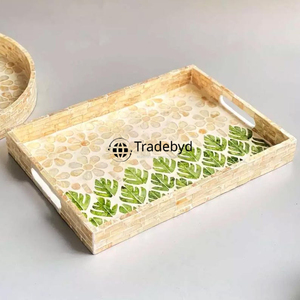 ถาดฝังมุกสำหรับตกแต่งบ้านโรงแรมบูติกและรับประทานอาหารที่ทันสมัย - Product Image 3