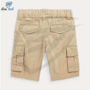 Short cargo d'été à poches multiples pour hommes Logo personnalisé Short cargo en coton pour le travail en plein air pour hommes - Product Image 2