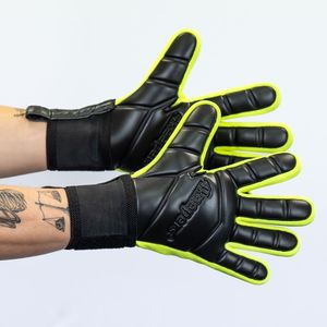 Guantes de portero de alta calidad superventas con logotipo personalizado de Palma de látex alemán agarre Superior para uso en exteriores Color blanco - Product Image 2
