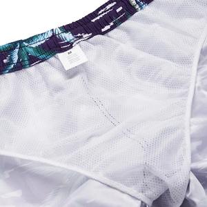 Pantalones cortos de playa Hip Hop de doble capa para hombre, secado rápido y cómodos con patrón de estampado de árbol marrón verde, característica antiarrugas - Product Image 4