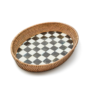 Arrivée chaude ustensiles de cuisine décoration artisanat rotin plateau de service pour la fête article le plus récent plateau en rotin en gros du Vietnam - Product Image 1