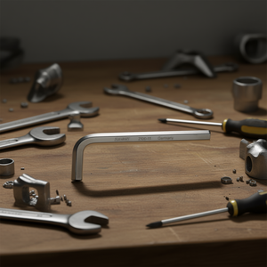 ประแจหกเหลี่ยมเคลือบนิกเกิลแบบเมตริกของ Hazet - Product Image 3