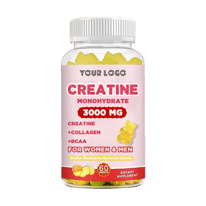 Integratore Sportivo per Palestra, Creatina Monoidrato Micronizzata in Gommose con Collagene e BCAA per la Crescita Muscolare e il Supporto della Forza - Product Image 6