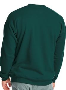 Sudadera de Cuello Redondo con Logotipo Bordado Personalizado, 100% Algodón, Manga Larga, Sudadera para Hombre, Venta al Por Mayor, Alta Calidad 2026 - Product Image 4