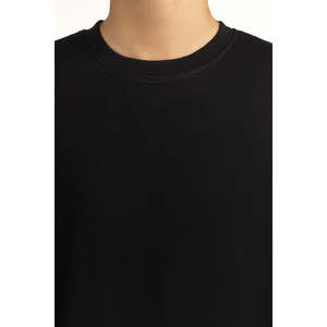 T-shirt streetwear en maille unie personnalisé, 300 GSM, épais, imprimé sérigraphié, décontracté, coupe oversize, OEM ODM, vente en gros - Product Image 2