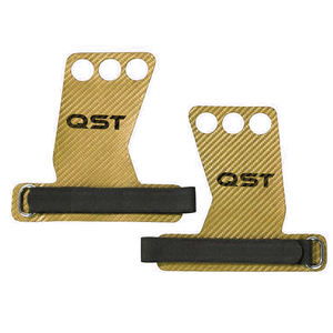 Poignées de main sans doigts en cuir pour l'entraînement à la musculation, trous pour les doigts, protection de la paume, poignées antidérapantes pour la salle de sport, le sport et la remise en forme - Product Image 3