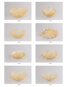 Metal Aluminio Ecológico Última Forma redonda sostenible Bandeja de frutas cobre japonés - Product Image 5