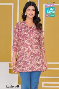 Most Demanding New Pure Heavy Cotton <b>Women's</b> <b>Tunic</b> Tops Printed Short Kurti Summer Collection Plus Size <b>Dress</b> By Export - Product Image 4