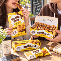 Boîte en carton gaufré personnalisée pour churros, desserts, snacks, biscuits, pâtisseries, emballage alimentaire à emporter avec logo