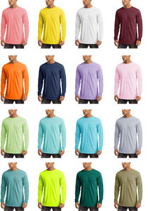 LOGO personnalisé T-shirt respirant à séchage rapide avec protection solaire pour hommes, sweats à capuche à manches longues, chemises de pêche en polyester à manches longues - Product Image 2