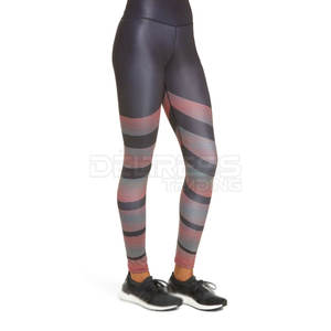 Pantalones de Yoga de entrenamiento deportivos de cintura alta personalizados al por mayor para mujer 100% algodón y poliéster suave Casual gimnasio Fitness Leggings - Product Image 4
