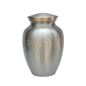 โกศบรรจุอัฐิแมวโลหะคุณภาพสูง ขายดี ดีไซน์ลายอุ้งเท้า สไตล์อเมริกัน สำหรับงานศพสัตว์เลี้ยง ที่ระลึกและเก็บอัฐิแมว - Product Image 5