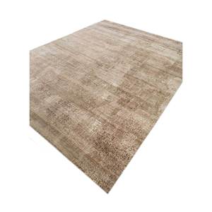 Uvenuti Beige <b>Brown</b> Hand Knotted <b>Wool</b> Rug AKWL-13025 Abstract New Rectangle Carpet for Home for Living Hallway Entryway Puzzle - Product Image 2