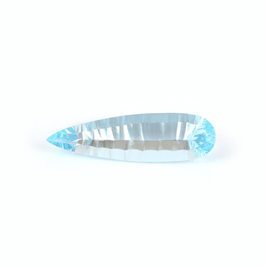 Topacio Azul Suizo Natural, Corte Pera, Facetado, Piedras Preciosas Sueltas, Certificado por Terceros, Venta al Por Mayor, Gopika Exports, Para Fabricación de Joyería - Product Image 2