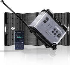 5120Wh Large Capacity <b>Solar</b> <b>Generator</b>,Portable Power Station P5000 Pro With 2X400W <b>Solar</b> Panel, 5x3600W AC Output (6000W Surge), - Product Image 4